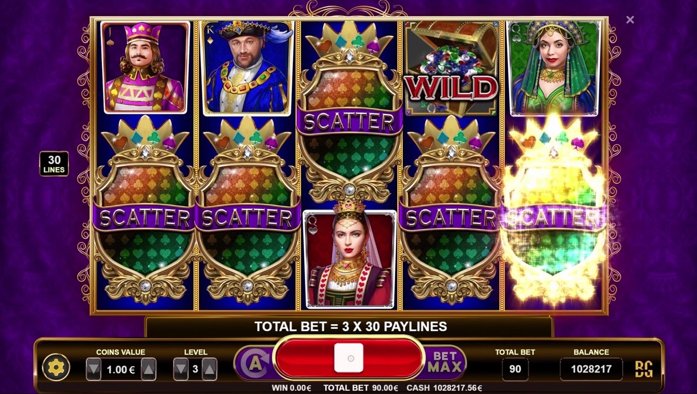 Скриншот слота Golden Royals от Booming Games