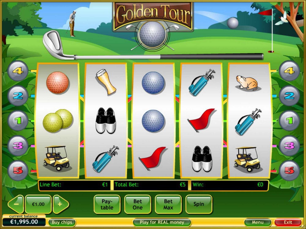 Скриншот слота Golden Tour от Playtech