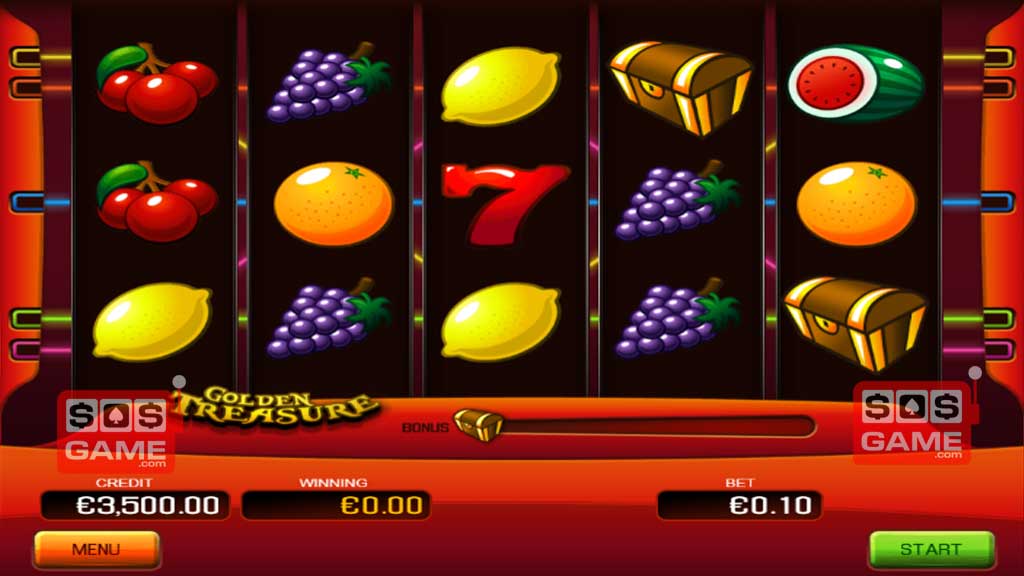 Скриншот слота Golden Treasure от Apollo Games