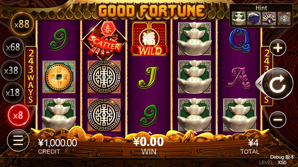 Скриншот слота Good Fortune от Pragmatic Play