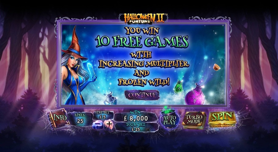 Скриншот слота Halloween Fortune 2 от Playtech