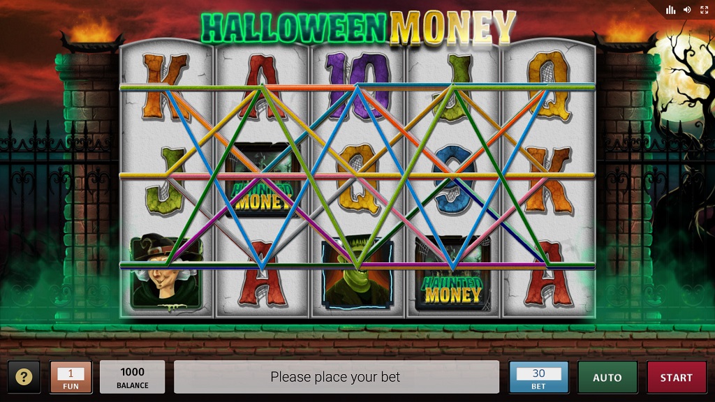 Скриншот слота Halloween Money от Inbet Games