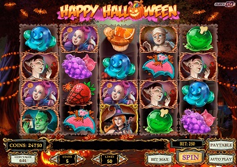 Скриншот слота Happy Halloween от Play'n GO