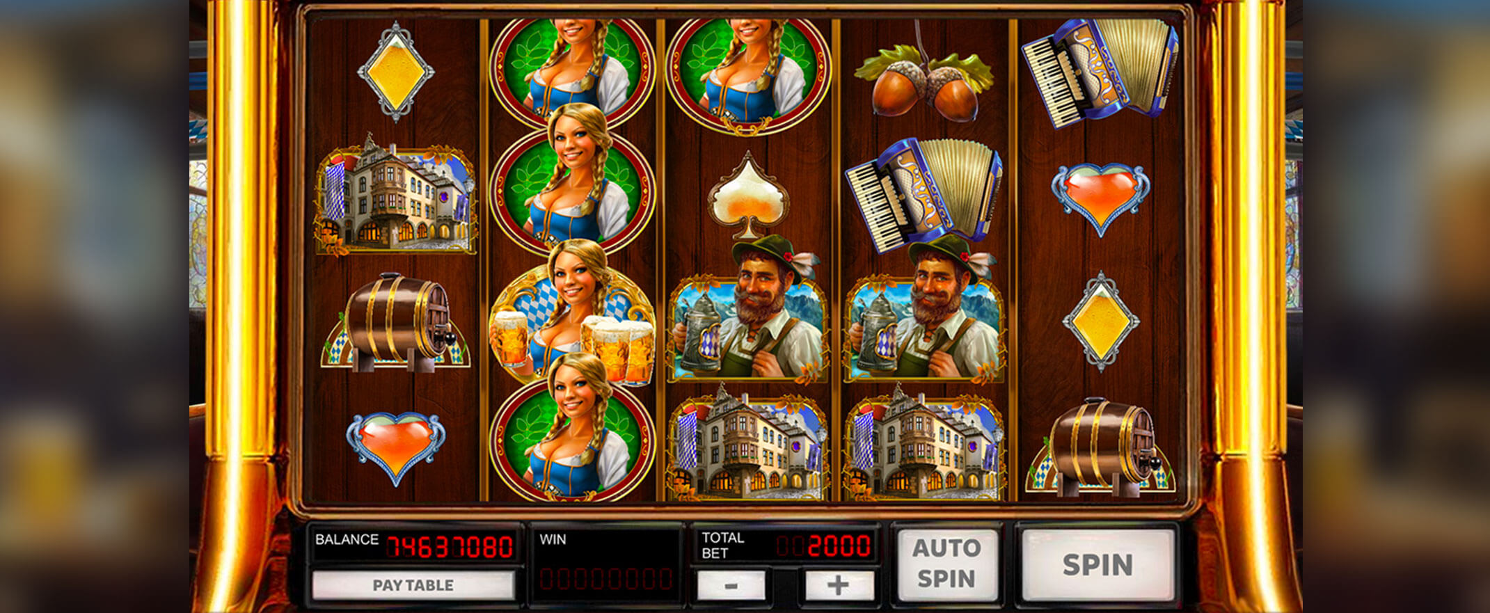 Скриншот слота Heidi at Oktoberfest от Red Rake Gaming