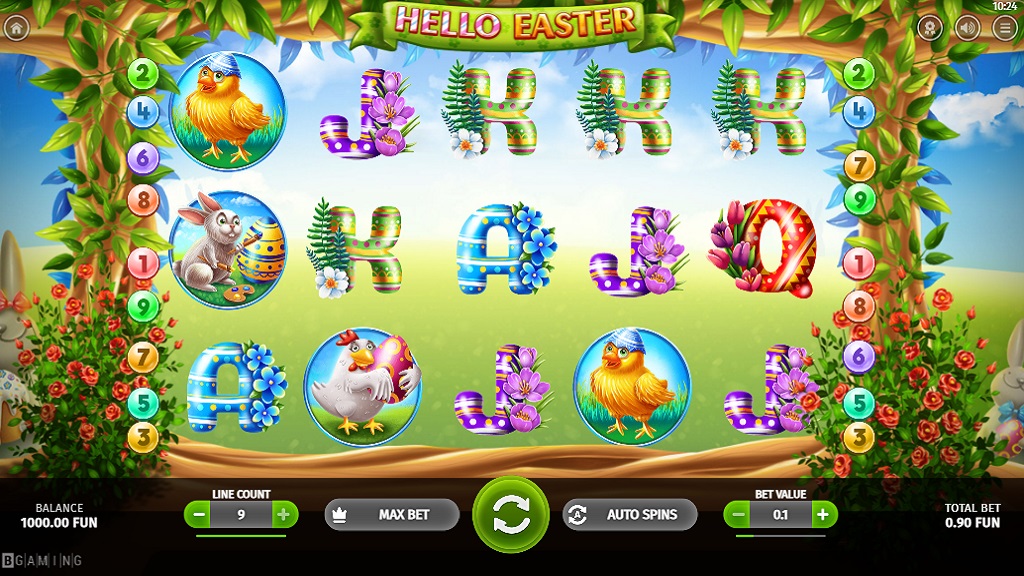 Скриншот слота Hello Easter от BGaming