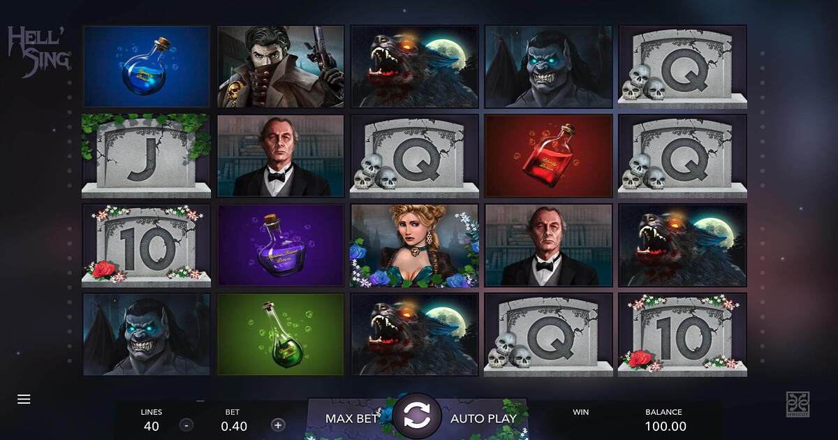 Скриншот слота Hell’s Sing от Mascot Gaming