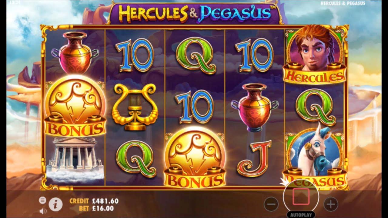 Скриншот слота Hercules and Pegasus от Pragmatic Play