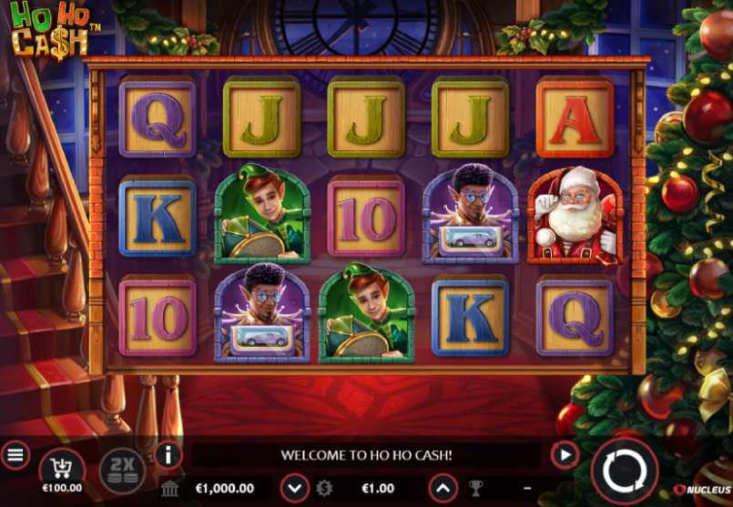 Скриншот слота Ho Ho Cash от Nucleus Gaming