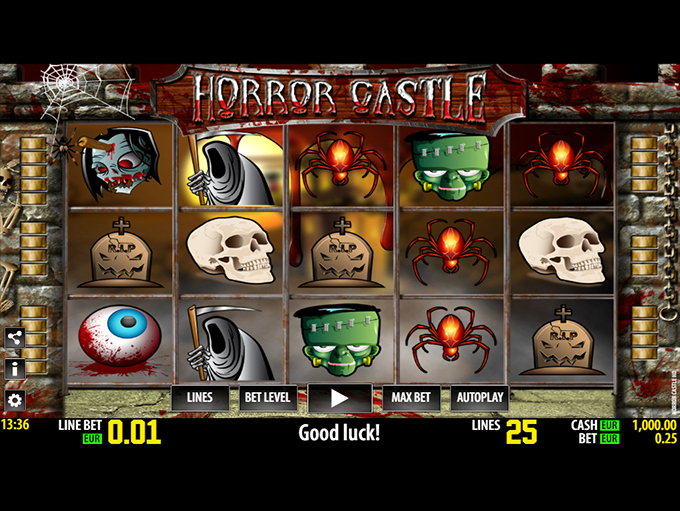 Скриншот слота Horror Castle от Fugaso