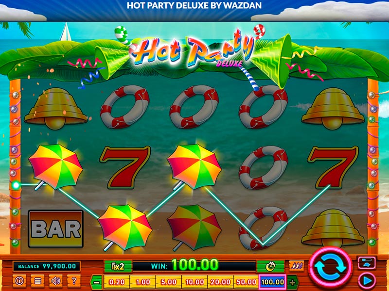 Скриншот слота Hot Party Deluxe от Wazdan