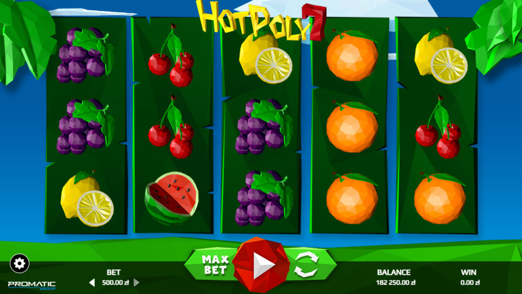 Скриншот слота Hot Poly 7 от Promatic