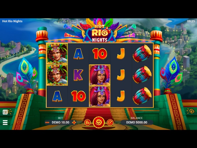 Скриншот слота Hot Rio Nights от Evoplay Entertainment