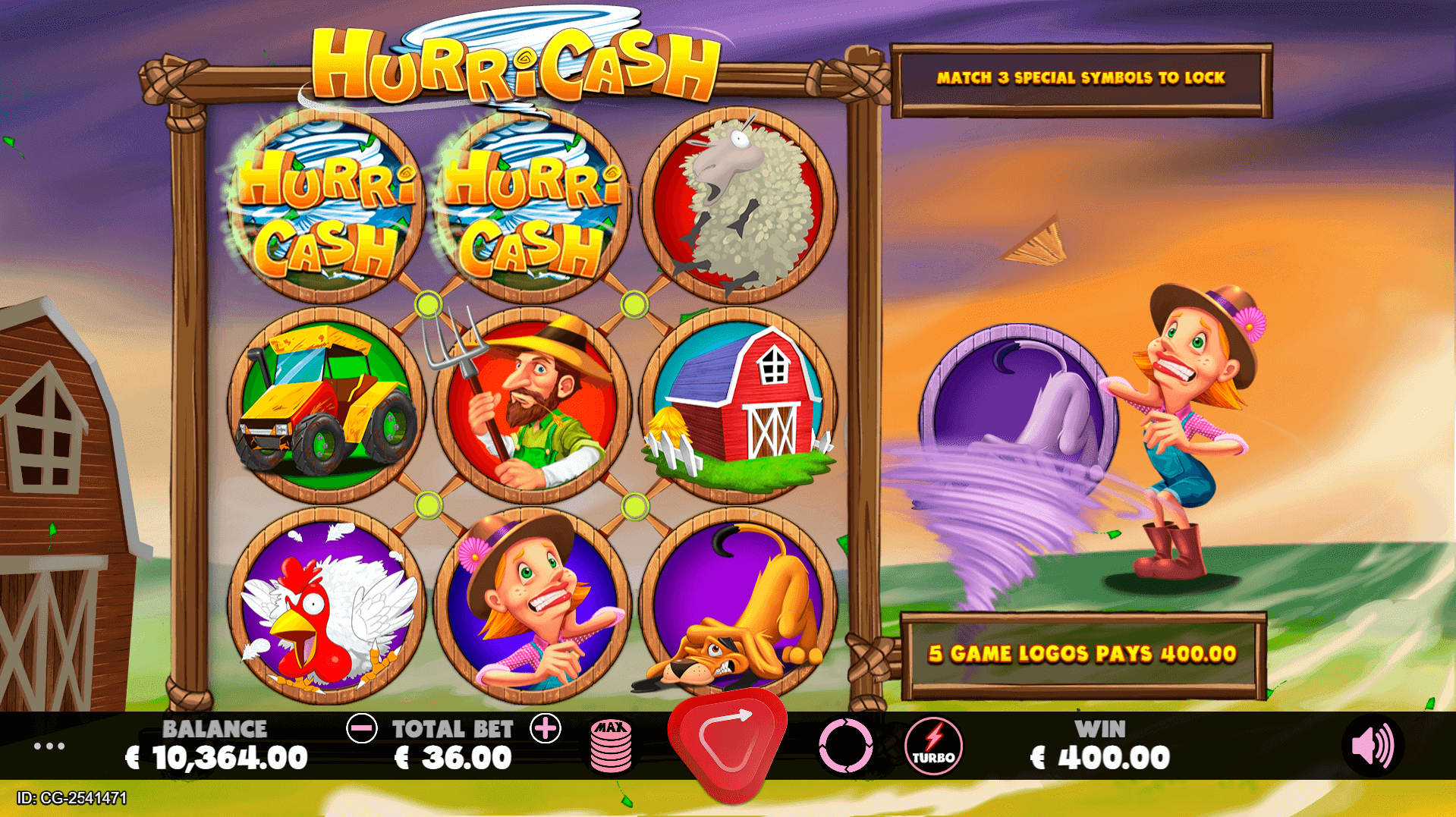 Скриншот слота Hurricash от Caleta Gaming