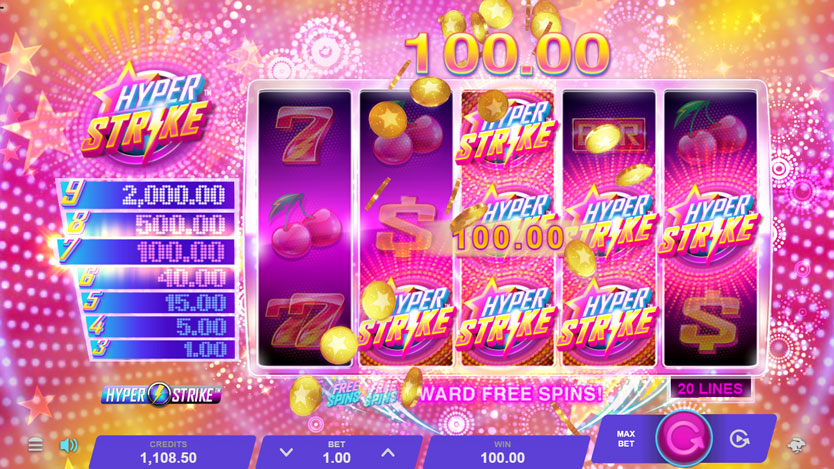 Скриншот слота Игра Hyper Strike от Games Global (formerly Microgaming)