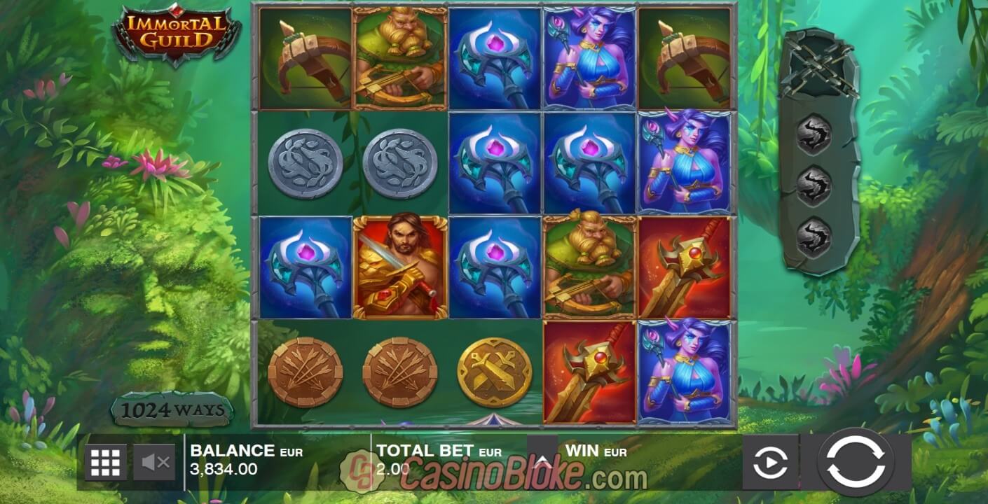 Скриншот слота Immortal Guild от Push Gaming