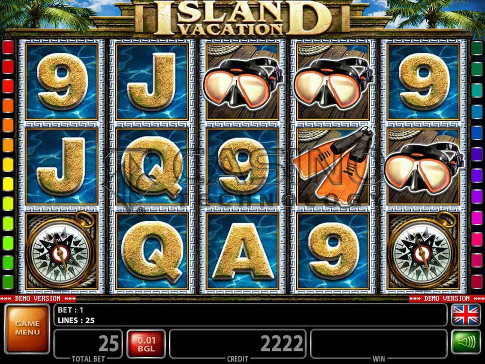 Скриншот слота Island Vacation от CT Interactive