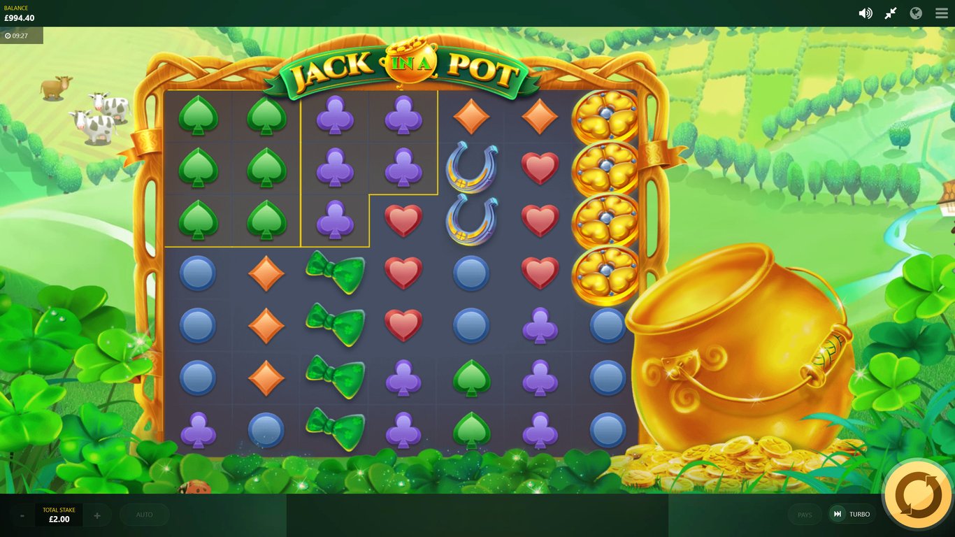 Скриншот слота Jack In A Pot от Red Tiger Gaming