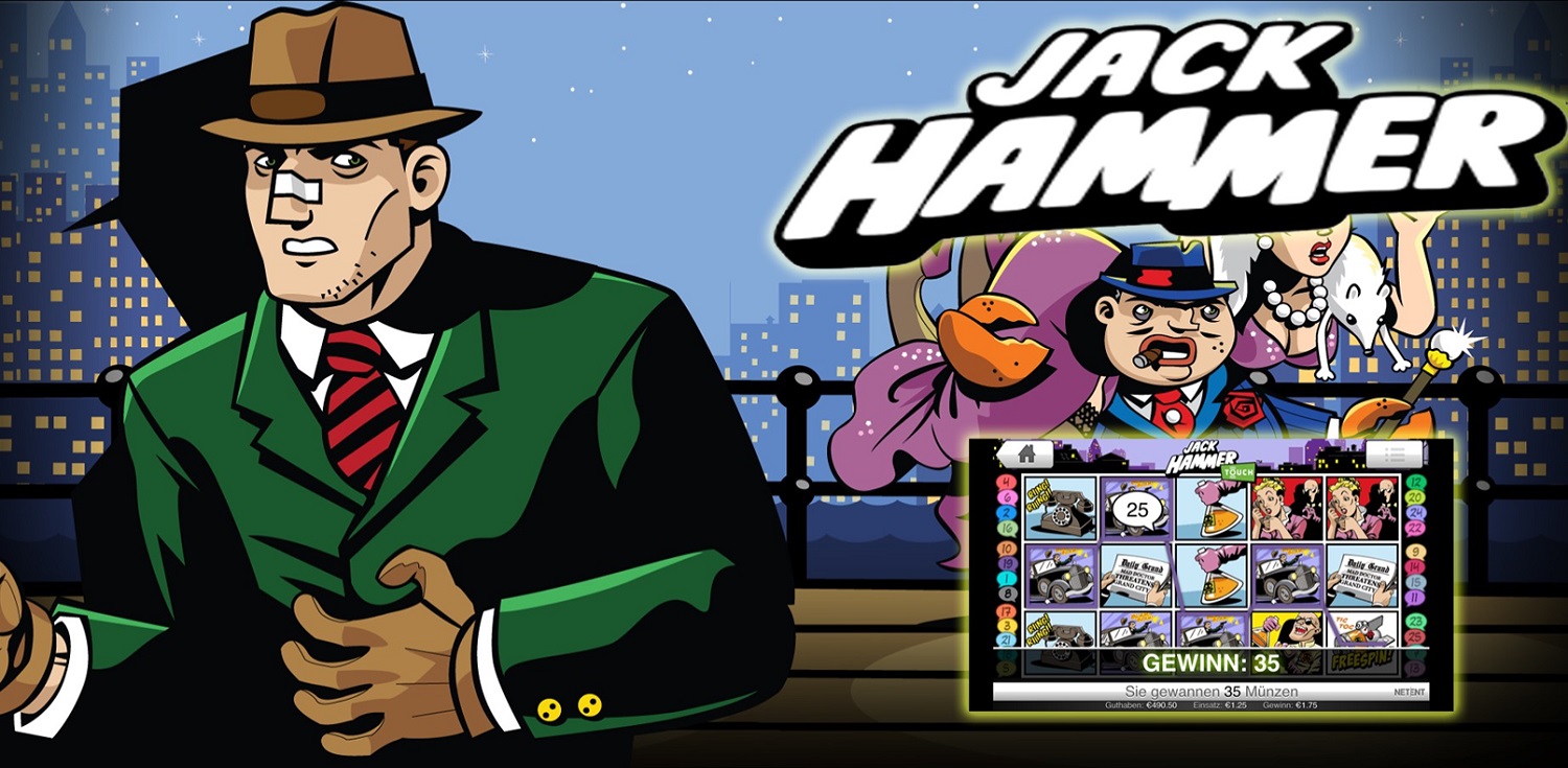 Скриншот слота Jack Hammer от NetEnt