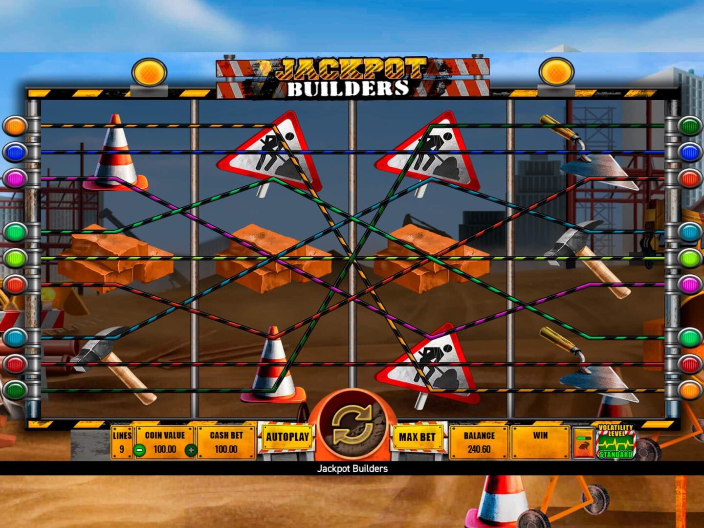 Скриншот слота Jackpot Builders от Wazdan