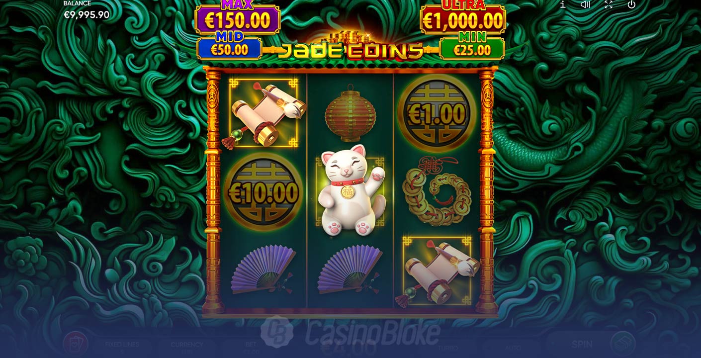 Скриншот слота Jade Heaven от CT Interactive