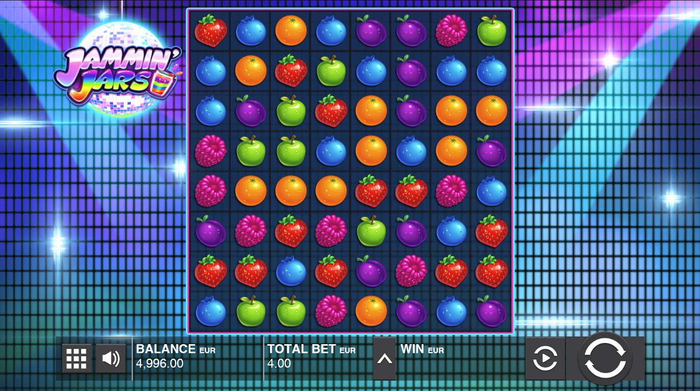 Скриншот слота Jammin’ Jars от Push Gaming
