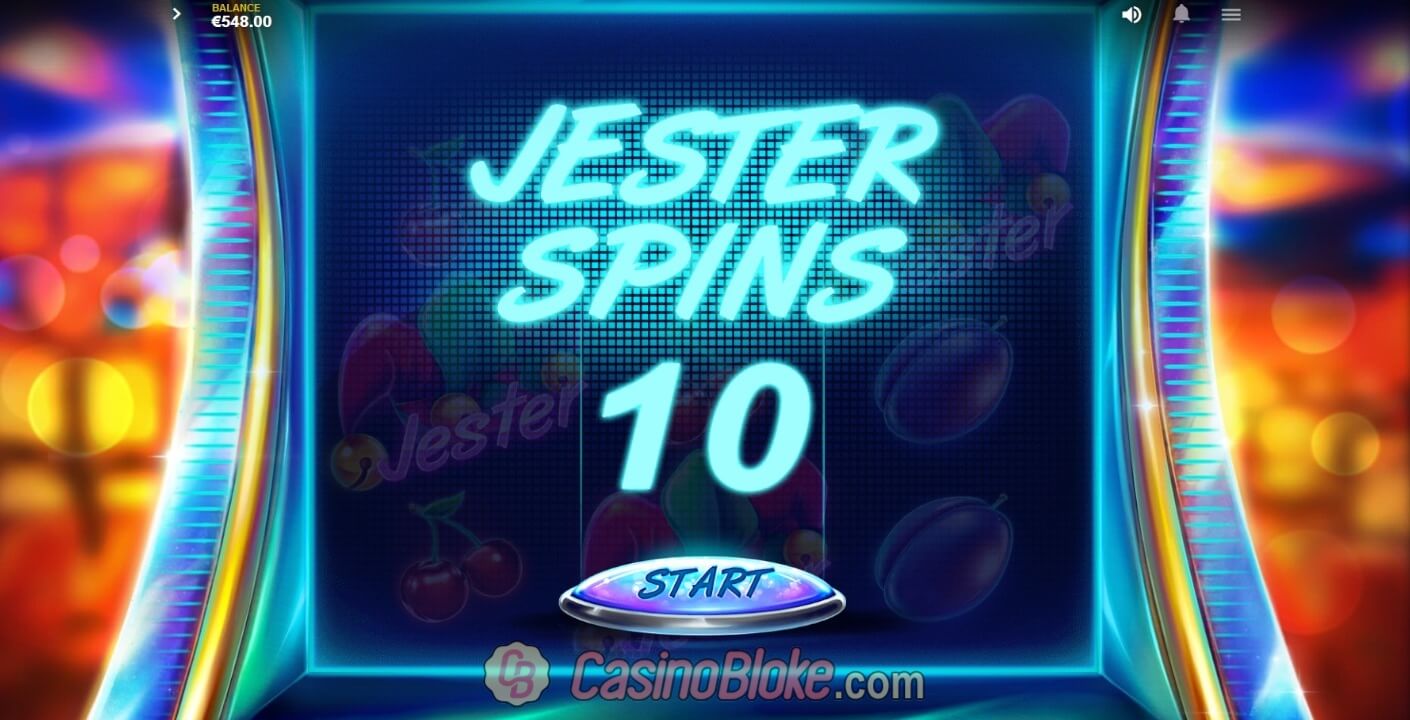 Скриншот слота Jester Spins от Red Tiger Gaming