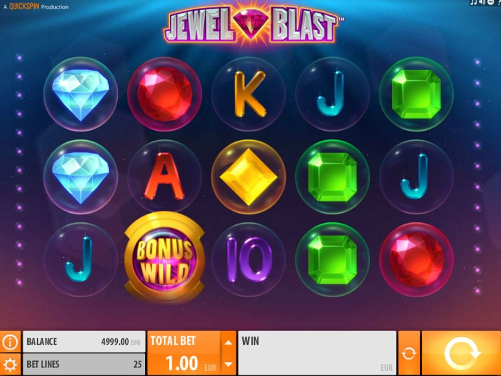 Скриншот слота Jewel Blast от Quickspin