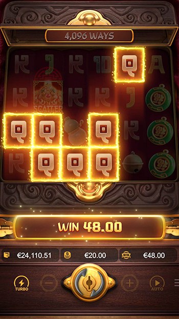 Скриншот слота Jewels of Prosperity от Pocket Games Soft