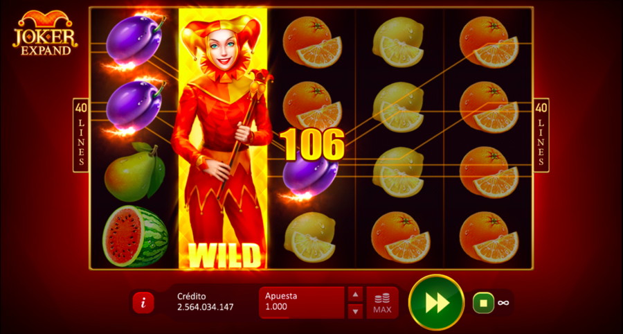 Скриншот слота Joker Expand 5 Lines от Playson
