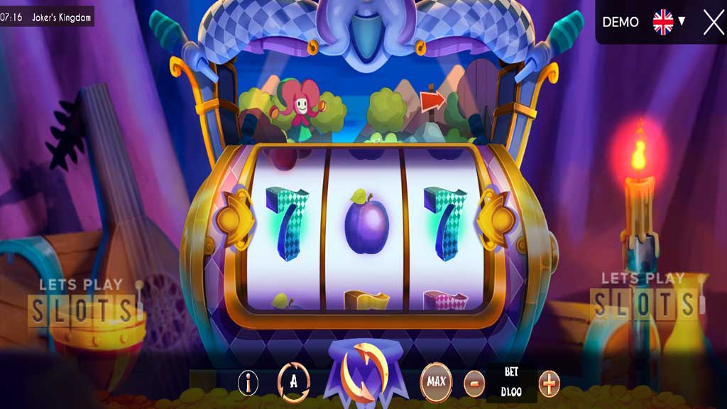 Скриншот слота Joker’s Kingdom от Triple Cherry