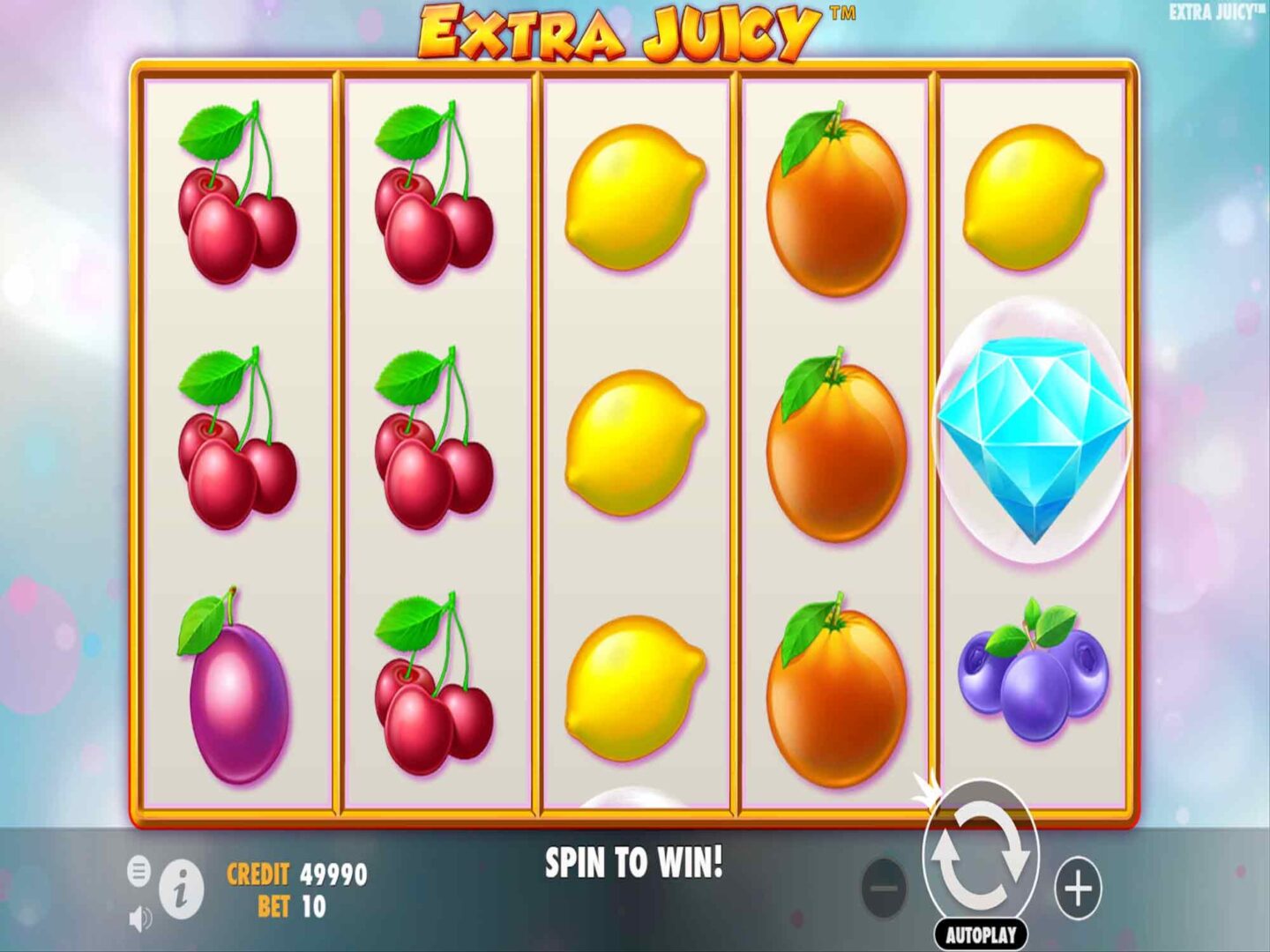 Скриншот слота Juicy 7 от OneTouch