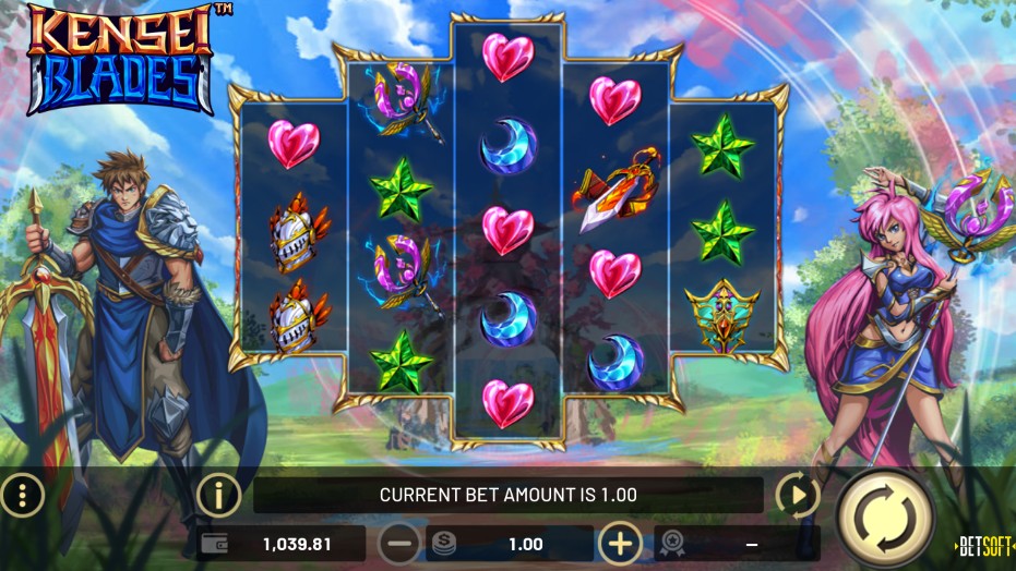 Скриншот слота Kensei Blades от Betsoft