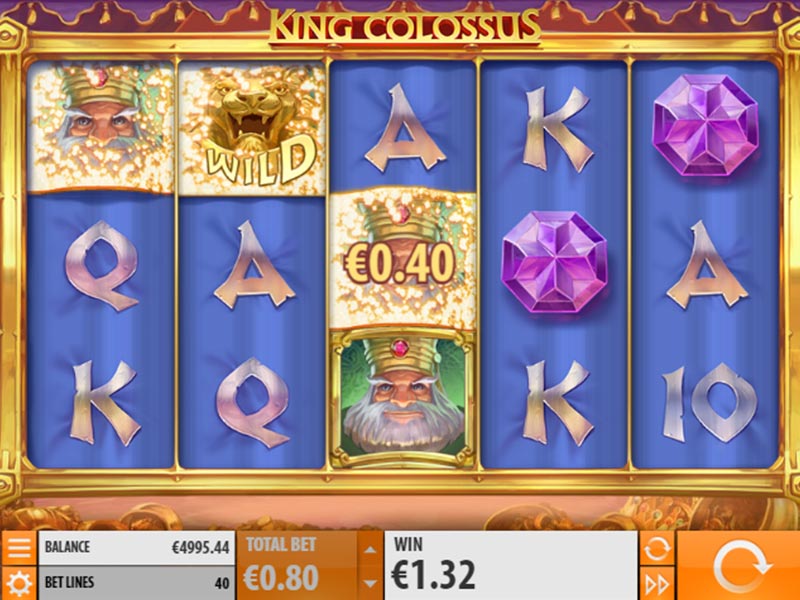 Скриншот слота King Colossus от Quickspin