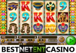 Скриншот слота King Tut’s Tomb от Habanero