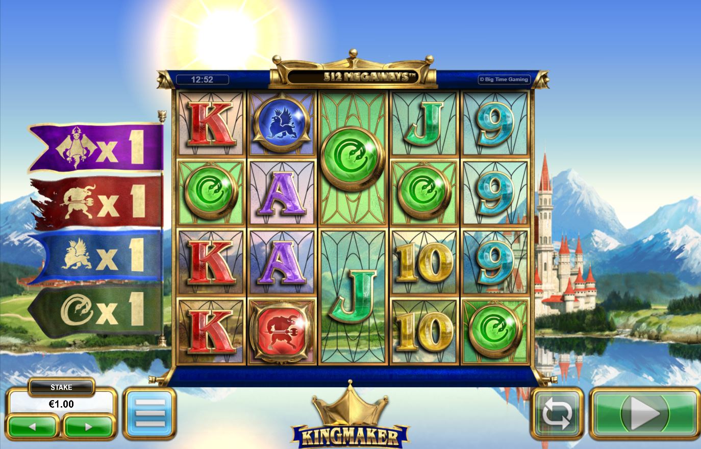 Скриншот слота Игра Kingmaker от Big Time Gaming