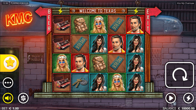 Скриншот слота Kiss My Chainsaw от Nolimit City