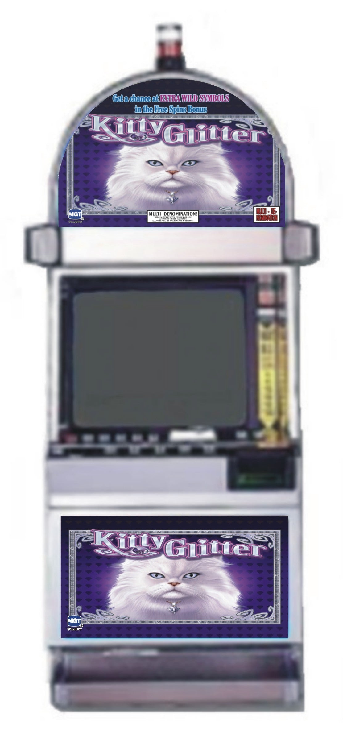 Скриншот слота Китти Глиттер: Игровой автомат от IGT