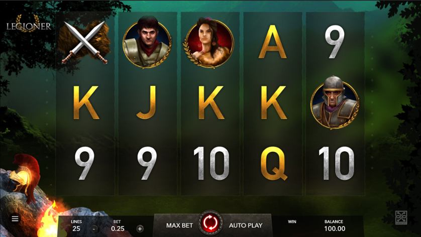 Скриншот слота Legioner от Mascot Gaming