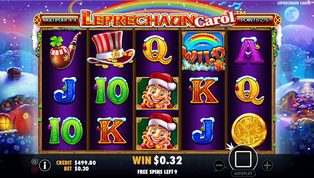 Скриншот слота Leprechaun Carol от Pragmatic Play