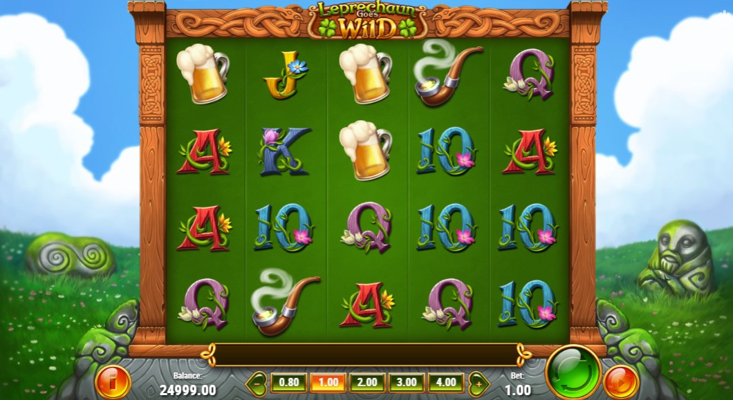 Скриншот слота Leprechaun Goes Wild от Play'n GO