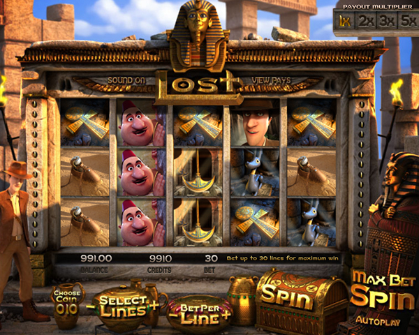 Скриншот слота Lost Treasure от Popok Gaming