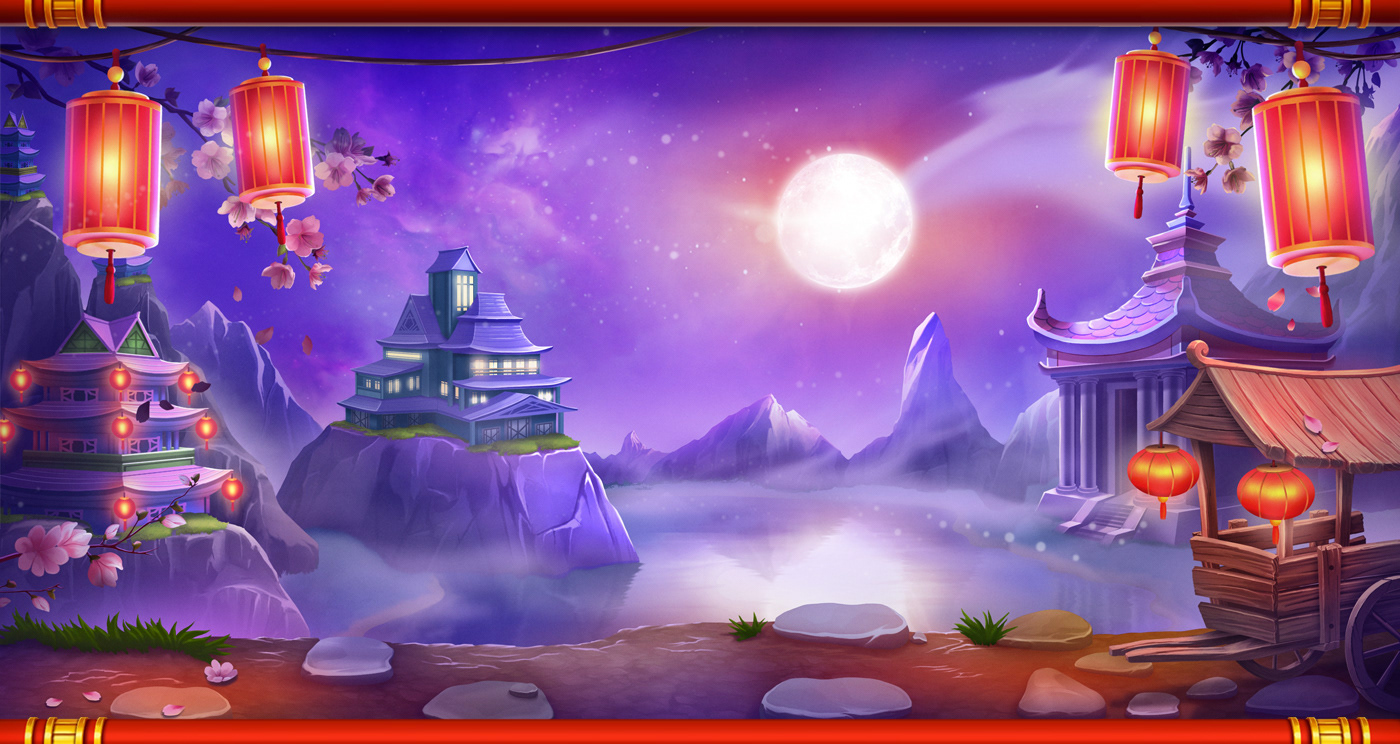 Скриншот слота Lotus Lantern от Aspect Gaming