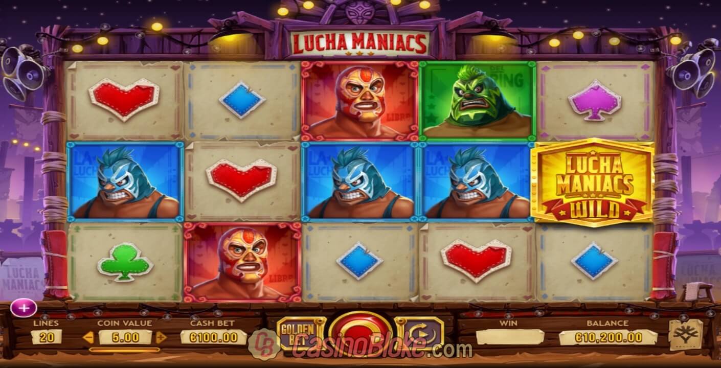 Скриншот слота Lucha Maniacs от Yggdrasil Gaming