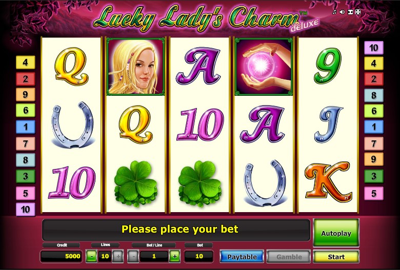 Скриншот слота Lucky Camgirl’s Charm от 5 Men Gaming