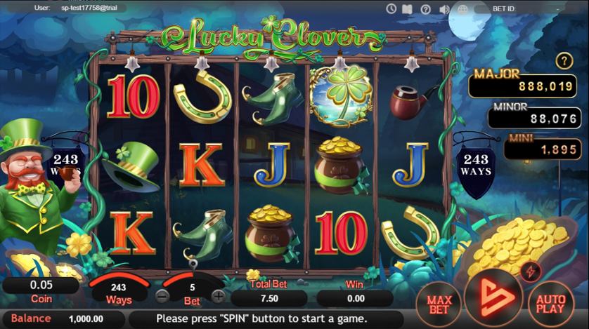 Скриншот слота Lucky Clover от CT Interactive