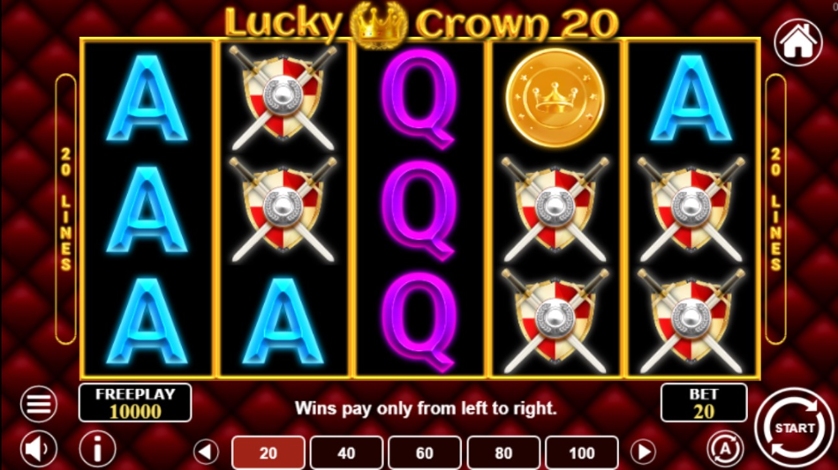 Скриншот слота Lucky Crown 81x от 1Spin4Win