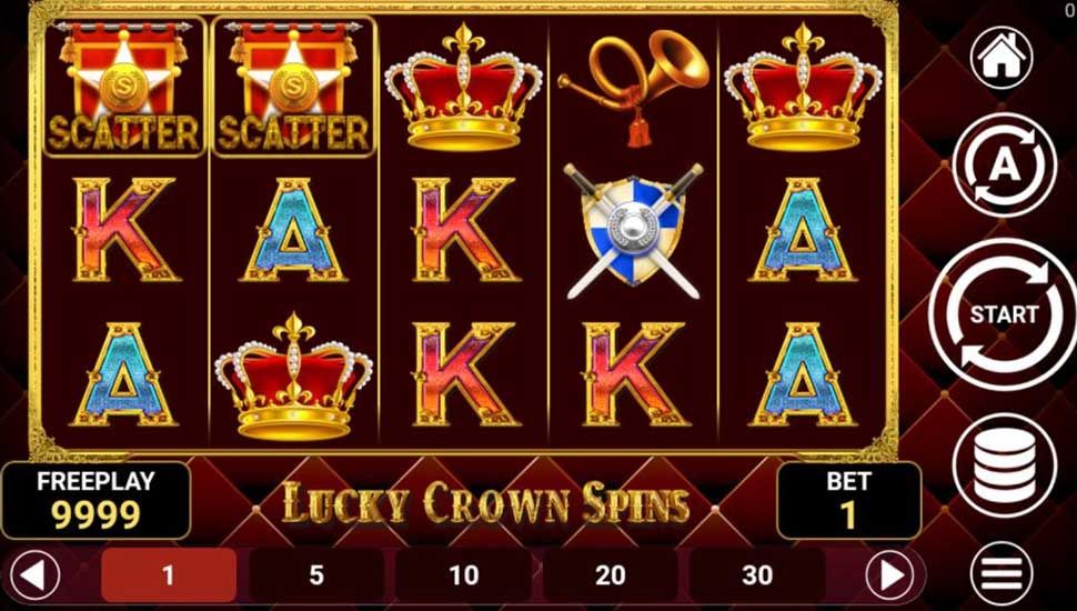 Скриншот слота Lucky Crown Spins от 1Spin4Win