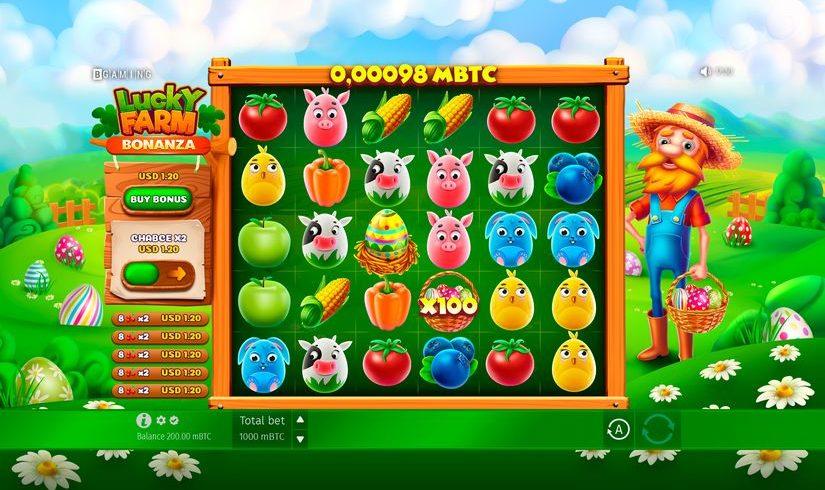 Скриншот слота Lucky Farm Bonanza от BGaming