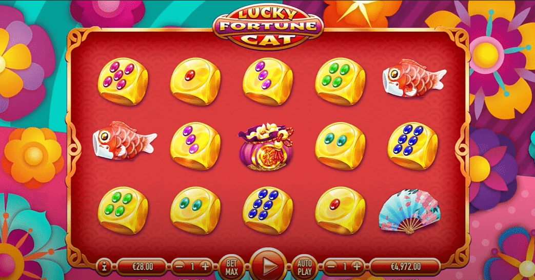 Скриншот слота Lucky Fortune Cat от Red Tiger Gaming