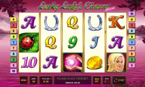 Скриншот слота Lucky Lady’s Charm Deluxe от Novomatic